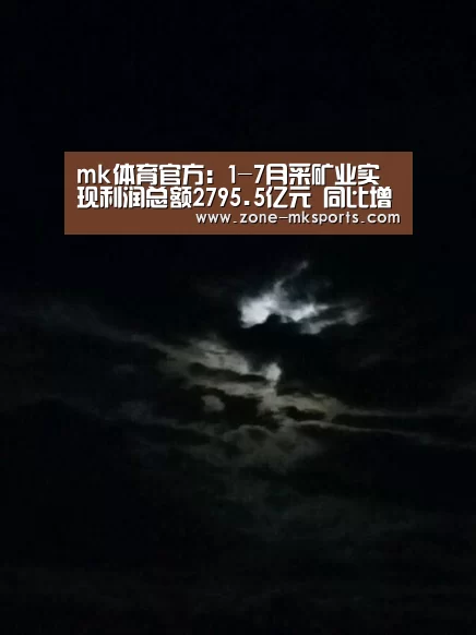 mk体育官方:1-7月采矿业实现利润总额2795.5亿元 同比增长7.9倍(图1) mk体育